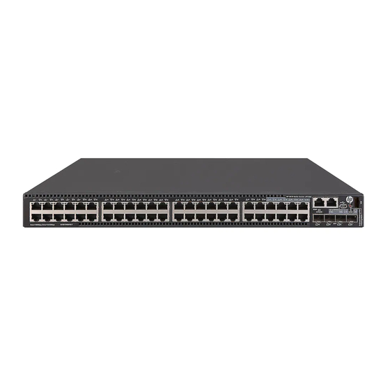 HPE HPE FlexNetwork 5510 48G